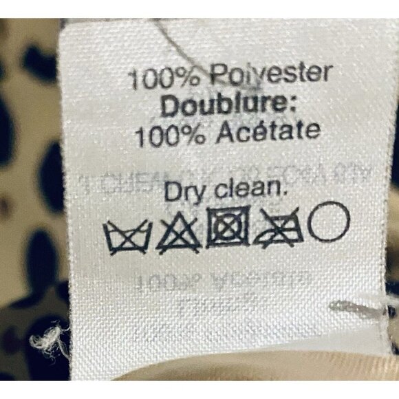 J Crew Dress Womens 4 Jules Leopard Animal Print Mini Shift 3/4 Sleeve Boho - Picture 8 of 8